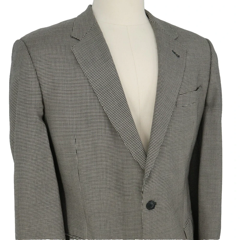 Coppley Sport Coat Mens 48L Beige Ermenegildo Zegna Cashmere Blazer Jacket Lined